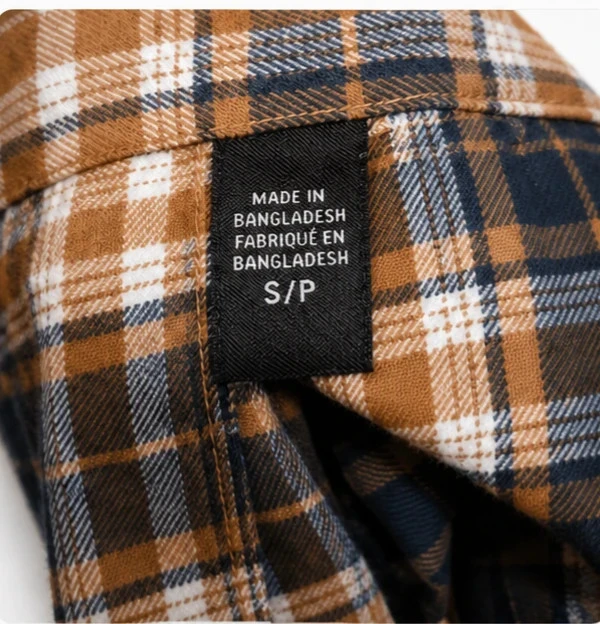 Only & Sons yellow and black and white plaid shirt – Slim fit – Size S – photo 3